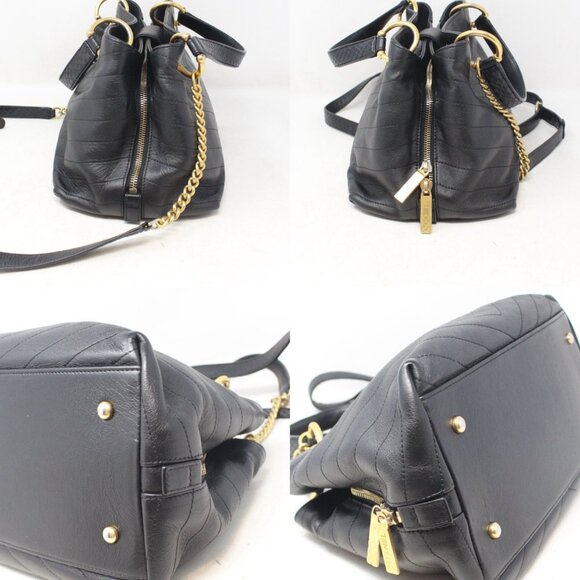 Chanel #YLV392 Large Chevron Stitched Bag - Picture 3 of 7